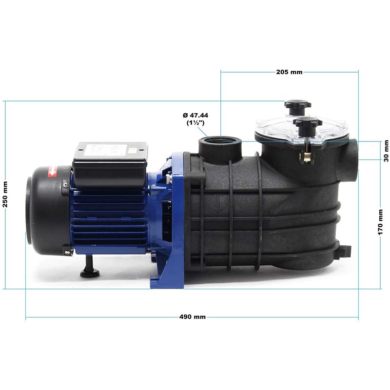 Powerful Electric Above Ground Swimming Pool Clean Water Pump