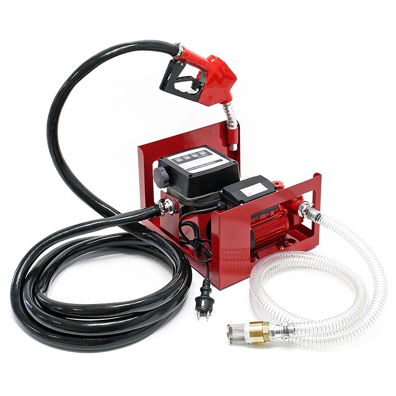 4 Haneli Akış Ölçerli Kendinden Emişli Elektrikli Yağ Dizel Transfer Pompası